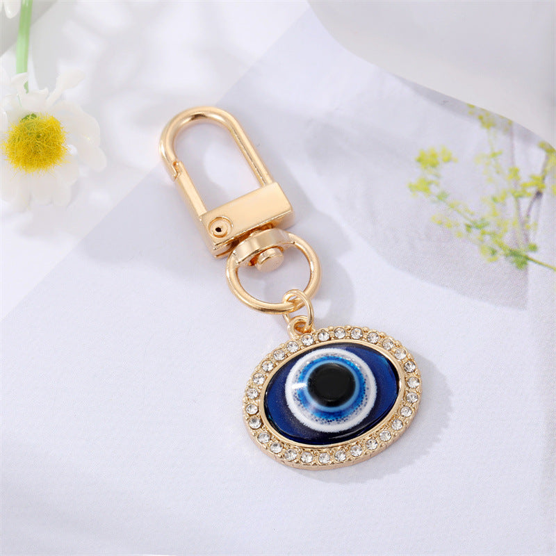 Wholesale Drip Oil Spot Drill Resin Patch Eyes Keychains